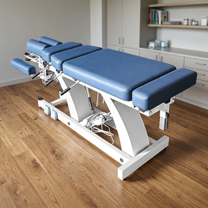 Table de massage électrique silencieuse à commande au pied, réglage multi-positions, pour chiropratique et ostéopathie - Product Image 6