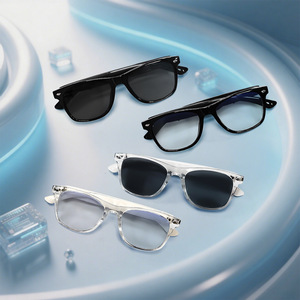 Lunettes intelligentes avec microphone pour appels téléphoniques, monture en plastique et titane - Product Image 5