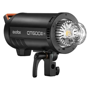 Godox QT600III 600W 1/8000s 고속 동기화 스튜디오 플래시 스트로브 라이트 내장 2.4G 시스템 + 40W LED 모델링 전구