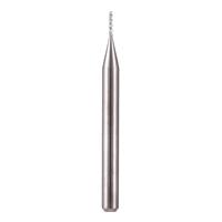 Pisau Penggiling Tungsten Carbide Tanpa Lapisan 0.6mm, Mata Bor CNC Router untuk Mesin PCB, Shank 1/8" (3mm)