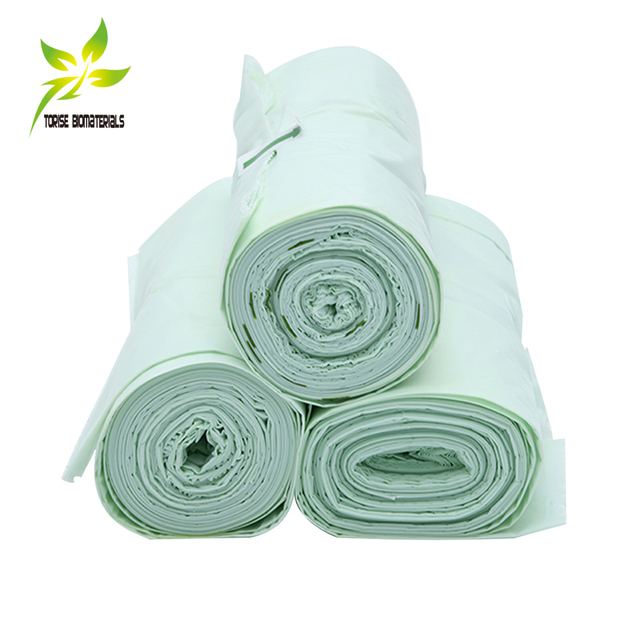 PLA Biodegradable Compostable Garbage Bags with Customized Size & Design for Household Use