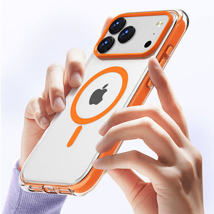 Funda Protectora para Teléfono <span class=keywords><strong>iPhone</strong></span> 17 <span class=keywords><strong>Pro</strong></span> <span class=keywords><strong>Max</strong></span> con Cojín de Aire <span class=keywords><strong>Real</strong></span>, Burbujas de Aire, Resistente a Impactos, con Resorte de Aire, PC y TPU - Product Image 5