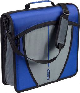 Classeur portable Case-it à 3 anneaux avec fermeture éclair, capacité de 600 feuilles, organiseur scolaire multi-poches - Product Image 5