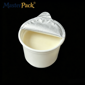 Gobelets PP 30 ml pour café et crèmes, scellés sous film aluminium, jetables, fabrication OEM/ODM sur mesure, fabriqués en Chine, directement de l'usine - Product Image 1