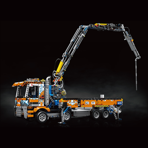 Moule roi 19014S créatif MOC pneumatique pompe à béton camion modèle assemblage jouets construction enfants bloc briques jouet ensemble - Product Image 4