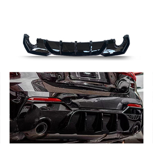 Diffusore labbro posteriore nero lucido di alta qualità per BMW <span class=keywords><strong>serie</strong></span> <span class=keywords><strong>4</strong></span> G26 CS 2012-2018 2020 + paraurti con gancio di traino ritagli nuove condizioni - Product Image 6