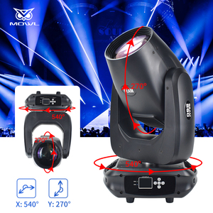 2pcs 260W Sharpy 9R DJ Disco <span class=keywords><strong>LED</strong></span> ánh sáng sân khấu DMX chùm di chuyển đèn đầu với trường hợp chuyến bay - Product Image 2