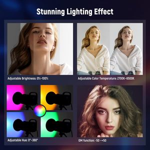 Lumière vidéo <span class=keywords><strong>LED</strong></span> <span class=keywords><strong>NEEWER</strong></span> CB60 <span class=keywords><strong>RGB</strong></span> 70W avec contrôle par application, monture Bowens, éclairage continu COB pleine couleur 18000Lux/1m CCT - Product Image 5
