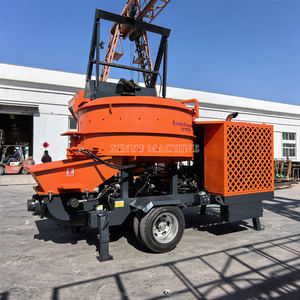 Pompe mélangeuse de béton de haute qualité 40cbm/hr Mélangeur 2 en 1 avec pompe Machine à béton télécommandée de ciment de pompage de béton mobile - Product Image 1