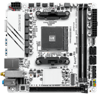 B450 Mini-ITX Desktop PC AMD untuk 3/5/7 (1st-generasi ke-5) pencahayaan RGB DDR4 Double PCIe 3.0 SATA antarmuka grafis terintegrasi baru