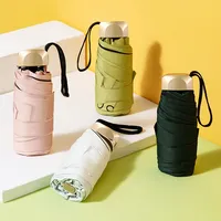 Mini parapluie de poche personnalisé avec logo, coupe-vent, pliable, compact, léger, pour voyage et affaires, vente en gros, fabricant chinois