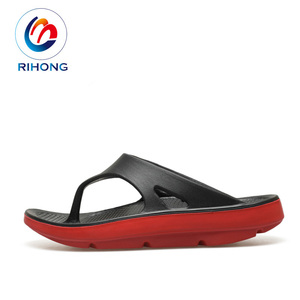 New Arrival Eva Rubber Thick Sole Custom <strong>Orange</strong> Color logo Unisex Casual Arch Support <strong>Flip</strong> <strong>Flops</strong> - Product Image 1