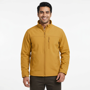 Custom Logo <b>Men's</b> Zipper Softshell <b>Jacket</b> Waterproof Coat <b>Men</b> Outdoor <b>Jackets</b> Winter <b>Warm</b> Outdoor <b>Jackets</b> For <b>Men</b> - Product Image 1