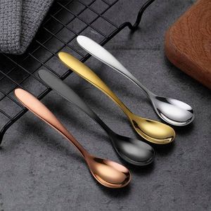 ชุดช้อนกาแฟชาเคลือบเงาสีทอง ดำ ทองแดง เงิน สแตนเลส 304 สำหรับคริสต์มาส - Product Image 4