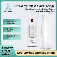 Point d'accès WiFi sans fil extérieur ARRONNA Key ARN540 5.8G MT7628KN+7610E, transport de signal haute vitesse 5 km, appairage 8 appareils