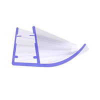 Joint de douche de vente chaude bande d'étanchéité de porte en PVC souple avec profil transparent en plastique d'extrusion H