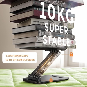 Support pliable pour tablette LISEN, support réglable pour iPad, support portable pour moniteur, pour bureau, maison, chevet, compatible avec les tablettes iPhone <span class=keywords><strong>de</strong></span> 4 à 15,9 pouces - Product Image 4