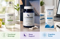 LCHBIO - L-Teanina 99% en Polvo Cristalino, Extracto de Té Verde, Extracción Supercrítica con CO2, Suplementos Dietéticos, Venta al Por Mayor de Fábrica