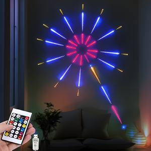 Luces LED RGB de Fuegos Artificiales con Sincronización Musical, Tira de Luces con Alimentación USB y Control Remoto para Navidad, Fiestas, Dormitorios y Jardines - Product Image 6