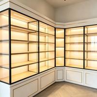 Vitrine de présentation et de rangement personnalisée pour parfums, chaussures, sacs, jouets, artisanat, bijoux et objets de collection, vente en gros directe usine