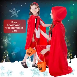 Costume <span class=keywords><strong>de</strong></span> Princesse Rouge-Chevelu pour Spectacle d'Halloween, Robe <span class=keywords><strong>de</strong></span> Cosplay <span class=keywords><strong>de</strong></span> <span class=keywords><strong>Noël</strong></span> en Coton et Soie pour Mascarade - Product Image 5