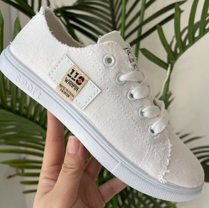 <span class=keywords><strong>Scarpe</strong></span> <span class=keywords><strong>piccole</strong></span> classiche alla moda Casual da donna piatte con tutte le Sneakers alla moda in tela da corsa - Product Image 6