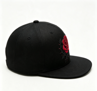 Gorra Snapback de 5 Paneles con Logotipo Bordado en 3D con Patrón Gótico Personalizado al por Mayor, Gorra Plana para Hombre y Mujer, Gorra de Béisbol Deportiva Informal para Exteriores