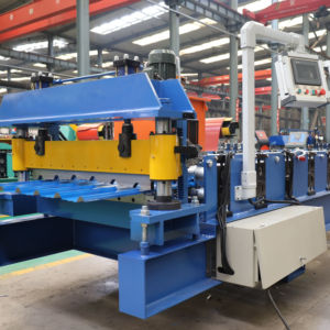 Machine de formage de tôles de toiture métalliques de qualité industrielle, équipement de galvanisation à froid pour tôles ondulées - Product Image 1