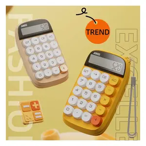 Colorful Calculator 10 Digit Large LCD Display Calculators Dual Power Handheld For Daily And Basic Office