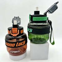 Bouteille d'eau de sport sans BPA avec large ouverture, personnalisable avec logo, pour la gym et le fitness, utilisation à une main