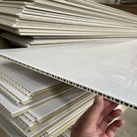 Revestimiento de Pared de PVC Compuesto de Fibra de Bambú Moderno, Resistente al Fuego e Impermeable, para Uso Comercial y Doméstico, Paneles de Pared Interiores