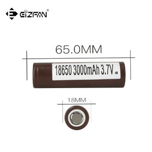 Baterai 18650 Drain tinggi HG2 3000mAh 20A, sel Li-ion isi ulang untuk alat listrik/sepeda/vakum, HG2 asli dengan RoHS - Product Image 3