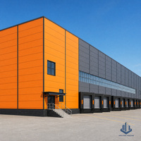 Bâtiment préfabriqué en structure métallique, atelier, entrepôt, hangar, école, maison
