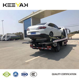 Camion <span class=keywords><strong>de</strong></span> <span class=keywords><strong>d</strong></span>épannage à plateau plat HOWO 4x2, 4 tonnes, 140 CV, avec élévateur <span class=keywords><strong>de</strong></span> roues, pour le transport <span class=keywords><strong>de</strong></span> voitures, semi-plat - Product Image 5