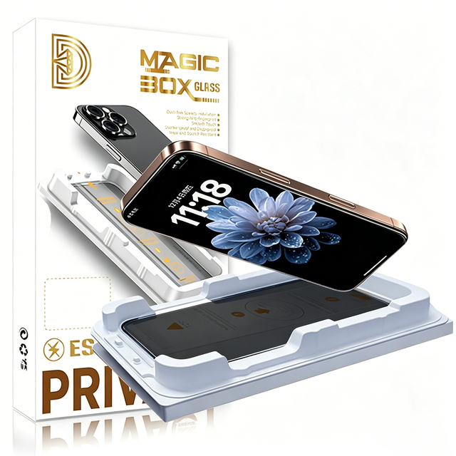 For Apple Iphone 17 16 15Pro 18 Screen Protector HD Privacy 9H Glass Protection with Auto Alignment Tool Easy Install Applicator