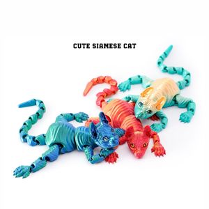 Vashine Figurine d'action souple 3D en plastique cristallin PLA, modèle de pieuvre, thème animal, échelle 1/12 - Product Image 2