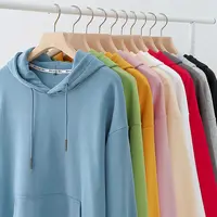 Snapdragon anbao-sweat à capuche en vrac, pull personnalisé 320g, 100% coton, couleur unie, surdimensionné, ample, unisexe