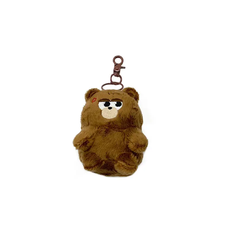 quarrel Little Bear Plush Toys Keychain accessories Cartoon Children's Fun Gift Pendant