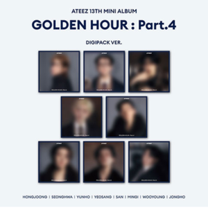 KPOP ATEEZ 13º Mini Álbum GOLDEN HOUR Part.4 DIGIPACK CD Bluewave Álbum Musical Oficial Coleccionable Grupo de Chicos Coreanos Regalo Merchandising - Product Image 2