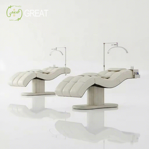 Cama Eléctrica Rosa de 3 Motores para Pestañas, Tratamientos Faciales de Lujo, Spa, Belleza y Masajes - Product Image 4