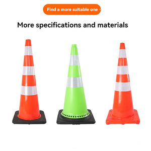 Tùy chỉnh đầy màu sắc an toàn giao thông phản chiếu đường Nón linh hoạt PVC cam an toàn Nón Trắng băng phản chiếu PE + EVA chất liệu - Product Image 2