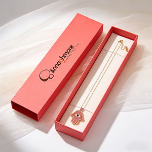 Caja de Regalo de Lujo Tipo Cajón, Caja de Cartón Rígido para Joyería, Pulseras y Manualidades, con Forro de Satén - Product Image 2