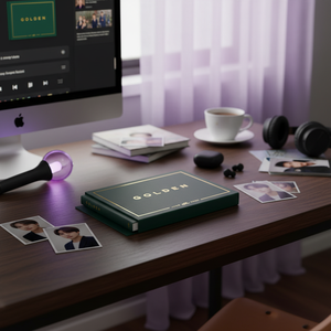 Álbum Solista GOLDEN de JUNGKOOK de BTS Versión Weverse - Álbum de K-POP Vendedor de Millones con Photobook de 80p y Photocards (Lista Billboard 200) - Product Image 3