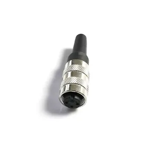 M8 M12 M16 IP67 hombre mujer 2 3 4 5 6 7 8 12 14 16 19 24 pin impermeable m16 conector circular