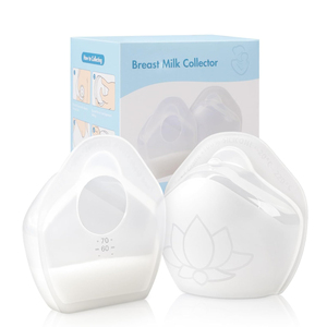 Hands-Free vú vỏ Wearable sữa Collector cấp thực phẩm Silicone sữa thu cho con bú - Product Image 1