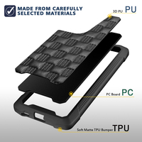 IVANHOE – coque arrière rigide en cuir pour Samsung Galaxy S21 + S21Ultra S21 S 21 Plus Ultra 5G