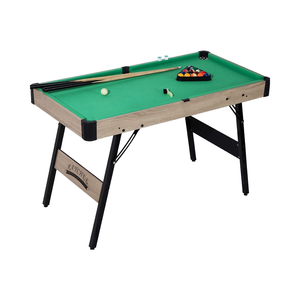 48 \ "ポータブルMDFプールテーブル折りたたみ式スチールフィート付きミニスヌーカー/家族のための子供と大人のためのビリヤードゲーム - Product Image 1