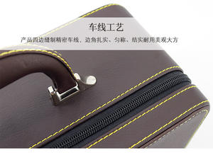 Organiseurs de bijoux portables en cuir personnalisés, en cuir PU, multi-couches, boîte de rangement pour bijoux, pour anneaux, boucles d'oreilles, colliers - Product Image 5