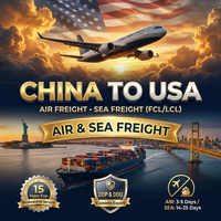 Agent de transport maritime LCL FCL de la Chine vers les États-Unis avec service logistique porte-à-porte