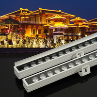 Lámpara LED Lineal para Exteriores de Aluminio y Vidrio Templado RGB, IP66, con Alto CRI 90 y 3 Años de Garantía